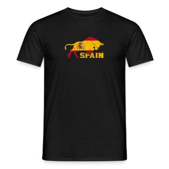 Spain Spanish Barcelona Spanish Holiday Gift - Men's T-Shirt - black - Front - AI Model Male 178 light (178cm)