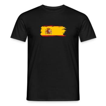 Spanien - Männer T-Shirt - Schwarz - Vorne - AI Model Male 178 light (178cm)