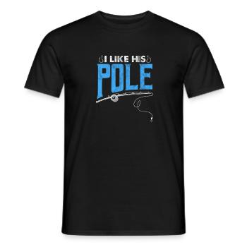 Angler - Men's T-Shirt - black - Front - AI Model Male 178 light (178cm)