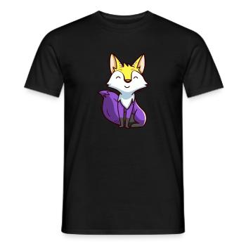 Renards Renards Forêt de renards Animal Forest Animal Animal Cadeau - T-shirt homme - noir - Devant - AI Model Male 178 light (178cm)