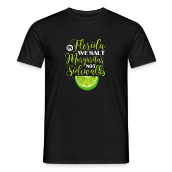 Floride Usa Miami America Cadeau de voyage de vacances - T-shirt homme - noir - Devant - AI Model Male 178 light (178cm)