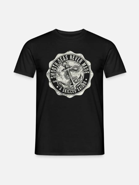 Mers lisses - T-shirt homme - noir