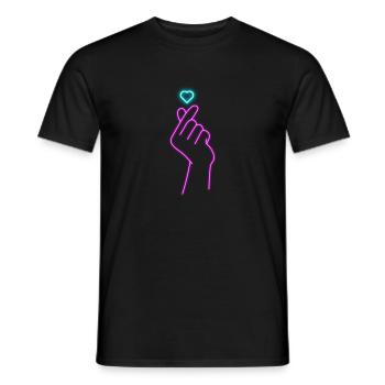 K-Pop - T-shirt homme - noir - Devant - AI Model Male 178 light (178cm)