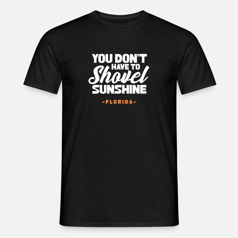 Florida - Männer T-Shirt - Schwarz