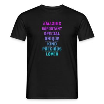 Motivation Motivieren Karriere Spruch Geschenk - Männer T-Shirt - Schwarz - Vorne - AI Model Male 178 light (178cm)