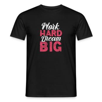 Motivation Motivieren Karriere Spruch Geschenk - Männer T-Shirt - Schwarz - Vorne - AI Model Male 178 light (178cm)