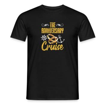 Kreuzfahrt Hochzeit Ehemann Ehefrau Ehe Geschenk - Männer T-Shirt - Schwarz - Vorne - AI Model Male 178 light (178cm)