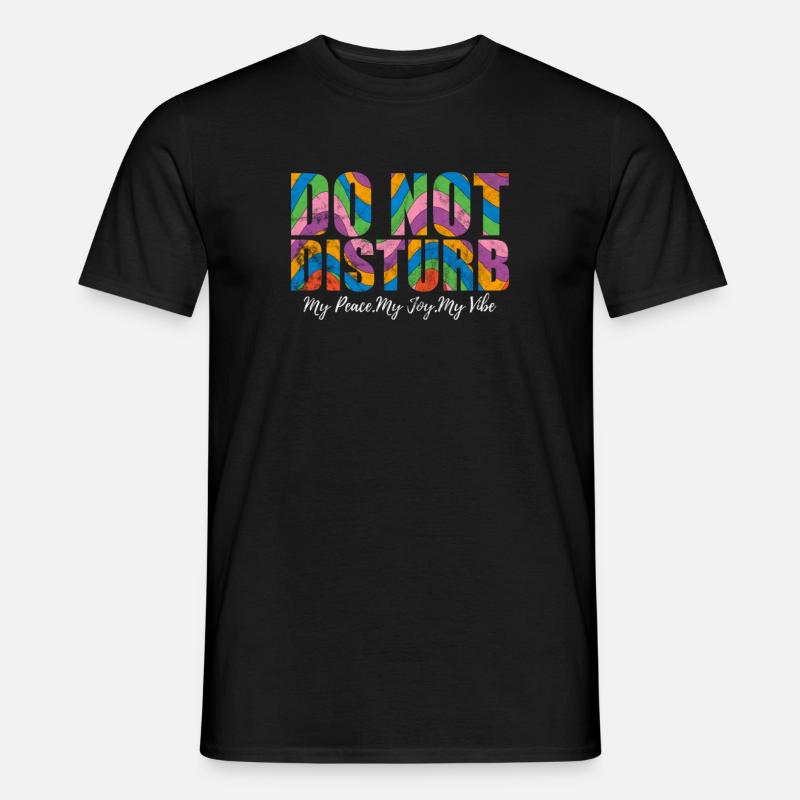Hippie - Männer T-Shirt - Schwarz