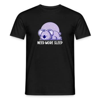 Koala Koala Bear Australie Bear Gift - T-shirt homme - noir - Devant - AI Model Male 178 light (178cm)
