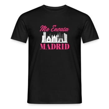 Madrid - T-shirt homme - noir - Devant - AI Model Male 178 light (178cm)