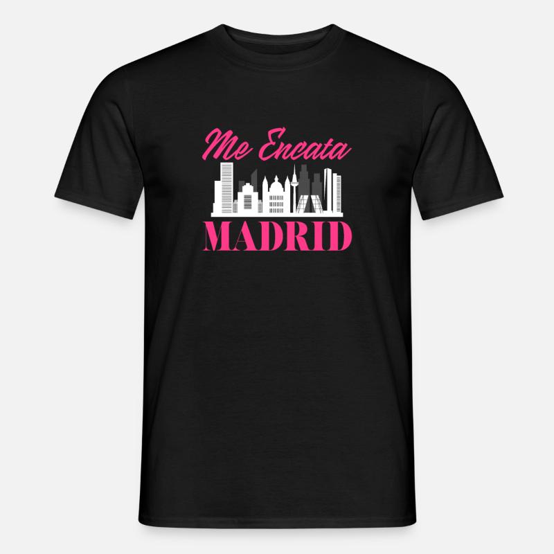 Madrid - Männer T-Shirt - Schwarz