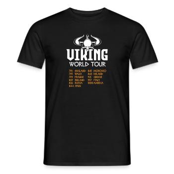 Viking Viking Vikings Odin Walhalla Cadeau - T-shirt homme - noir - Devant - AI Model Male 178 light (178cm)