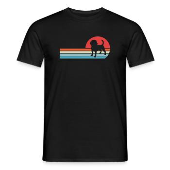 Beagle Chien Chien Dog Lover Pet Cadeau - T-shirt homme - noir - Devant - AI Model Male 178 light (178cm)