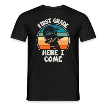 Les enseignants de première année retournent à l’école - T-shirt homme - noir - Devant - AI Model Male 178 light (178cm)
