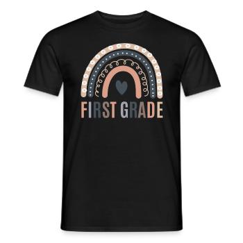 Les enseignants de première année retournent à l’école - T-shirt homme - noir - Devant - AI Model Male 178 light (178cm)