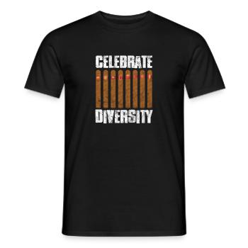 Cigar - Men's T-Shirt - black - Front - AI Model Male 178 light (178cm)