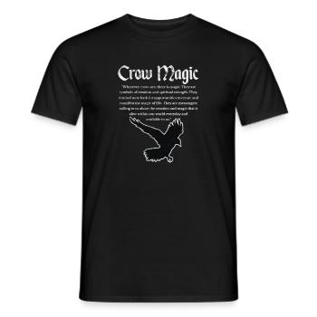 Raven - Men's T-Shirt - black - Front - AI Model Male 178 light (178cm)