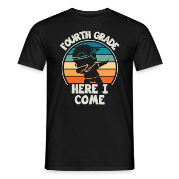 Fourth Grade Teachers for Back to School - Men's T-Shirt - black - Front - AI Model Male 178 light (178cm)