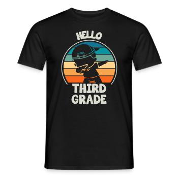 Lehrer Der Dritten Klasse Für Den Schulanfang - Männer T-Shirt - Schwarz - Vorne - AI Model Male 178 light (178cm)