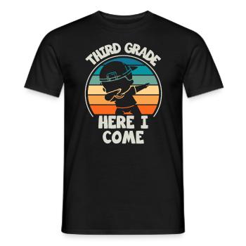 Lehrer Der Dritten Klasse Für Den Schulanfang - Männer T-Shirt - Schwarz - Vorne - AI Model Male 178 light (178cm)
