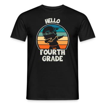 Fourth Grade Teachers for Back to School - Men's T-Shirt - black - Front - AI Model Male 178 light (178cm)
