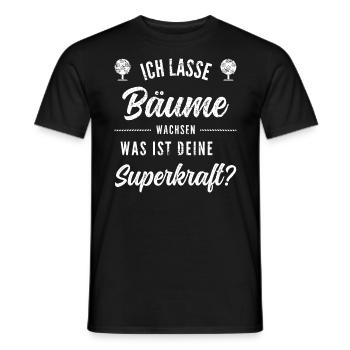 Galabauer Landschaftsgärtner Garten Spruch Baum - Männer T-Shirt - Schwarz - Vorne - AI Model Male 178 light (178cm)