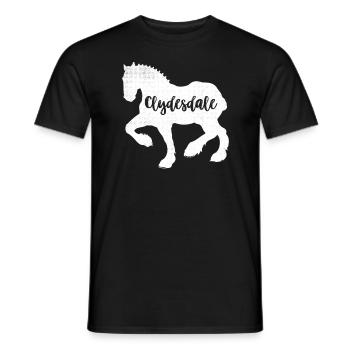 Chemise Clydesdale Clydesdale Rider - T-shirt homme - noir - Devant - AI Model Male 178 light (178cm)