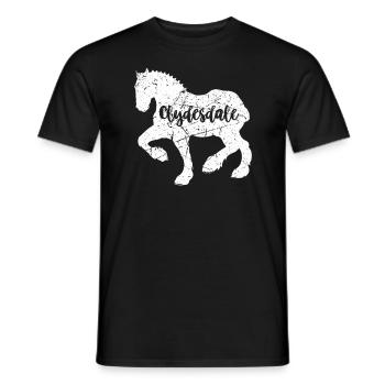 Chemise Clydesdale Clydesdale Rider - T-shirt homme - noir - Devant - AI Model Male 178 light (178cm)