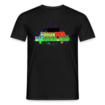 J'peux pas jai pause café - T-shirt homme - noir - Devant - AI Model Male 178 light (178cm)