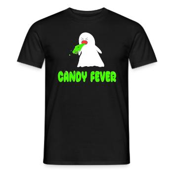 Candy Fever - Männer T-Shirt - Schwarz - Vorne - AI Model Male 178 light (178cm)