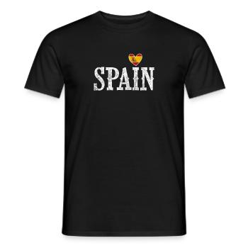 Spain Spanish Barcelona Spanish Holiday Gift - Men's T-Shirt - black - Front - AI Model Male 178 light (178cm)