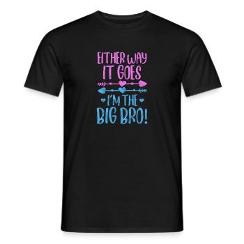 Brother - Men's T-Shirt - black - Front - AI Model Male 178 light (178cm)