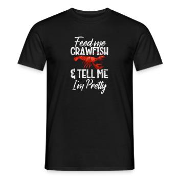 Crawfish Crawfish Seafood Crab Gift - Men's T-Shirt - black - Front - AI Model Male 178 light (178cm)