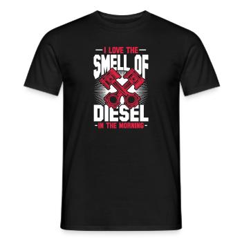 Diesel Auto Tuning Gasoline Vehicle Gift - Men's T-Shirt - black - Front - AI Model Male 178 light (178cm)