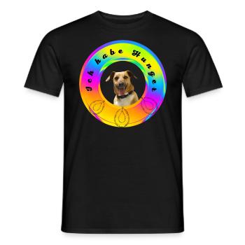 Ich habe Hunger auf Fleisch - Männer T-Shirt - Schwarz - Vorne - AI Model Male 178 light (178cm)