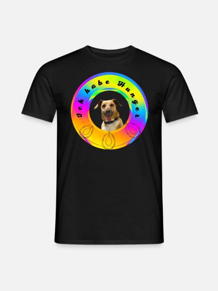 Ich habe Hunger auf Fleisch - Männer T-Shirt - Schwarz