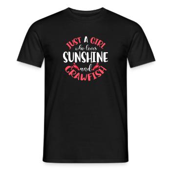 Languste - Männer T-Shirt - Schwarz - Vorne - AI Model Male 178 light (178cm)