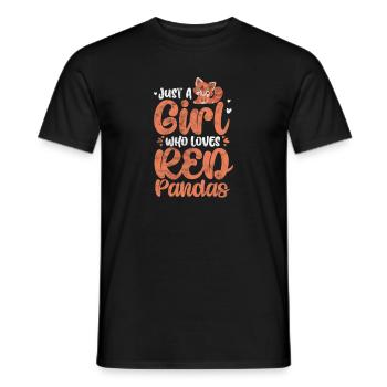 Panda - T-shirt homme - noir - Devant - AI Model Male 178 light (178cm)