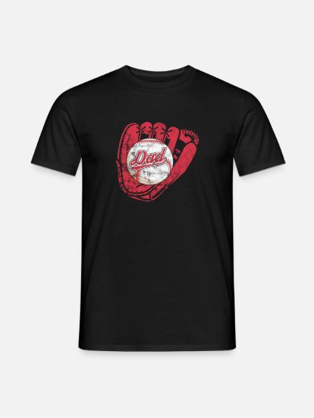 Baseball Father - Men's T-Shirt - black