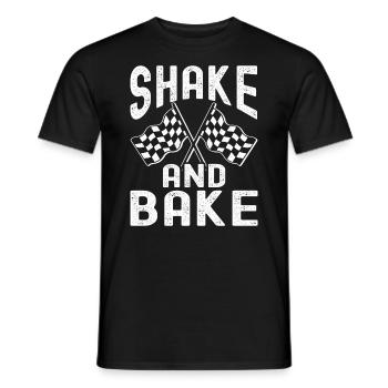 Courses de shakes et de pâtisseries - T-shirt homme - noir - Devant - AI Model Male 178 light (178cm)