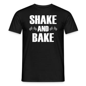 Courses de shakes et de pâtisseries - T-shirt homme - noir - Devant - AI Model Male 178 light (178cm)