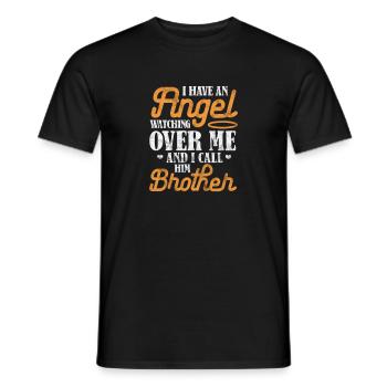 Brother - Men's T-Shirt - black - Front - AI Model Male 178 light (178cm)