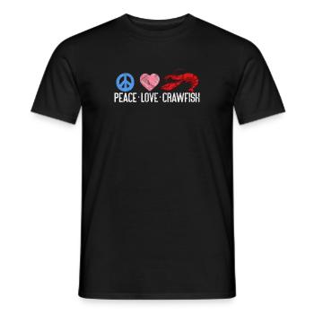 Languste Langusten Meeresfrüchte Krebs Geschenk - Männer T-Shirt - Schwarz - Vorne - AI Model Male 178 light (178cm)