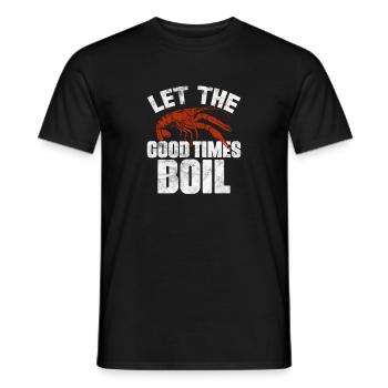 Crawfish Crawfish Seafood Crab Gift - Men's T-Shirt - black - Front - AI Model Male 178 light (178cm)