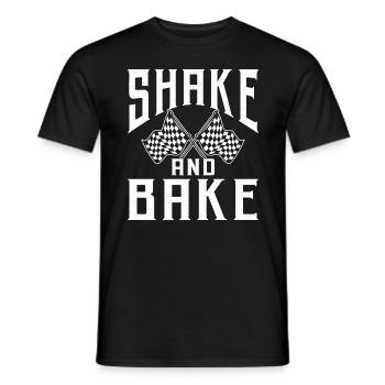 Courses de shakes et de pâtisseries - T-shirt homme - noir - Devant - AI Model Male 178 light (178cm)
