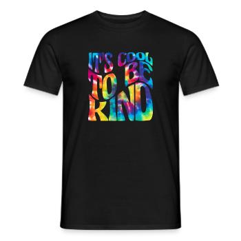 Hippie Peace Flower Power Amour Paix Cadeau - T-shirt homme - noir - Devant - AI Model Male 178 light (178cm)