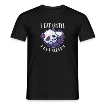Panda - T-shirt homme - noir - Devant - AI Model Male 178 light (178cm)