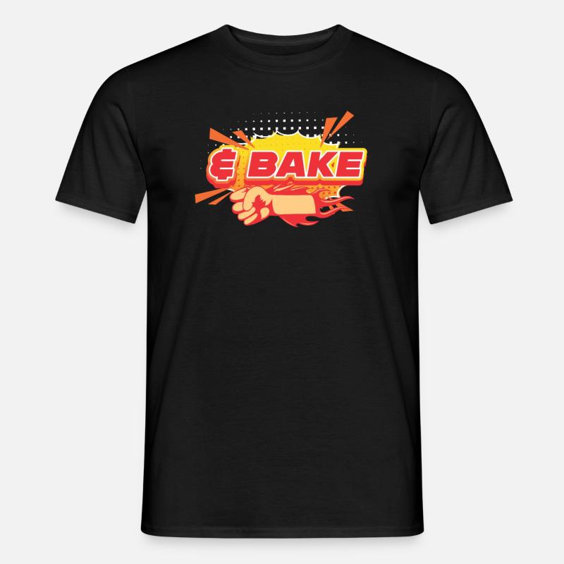 Shake And Bake - Männer T-Shirt - Schwarz