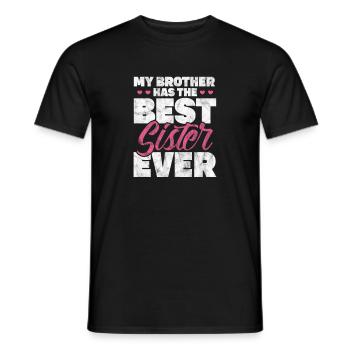Brother - Men's T-Shirt - black - Front - AI Model Male 178 light (178cm)