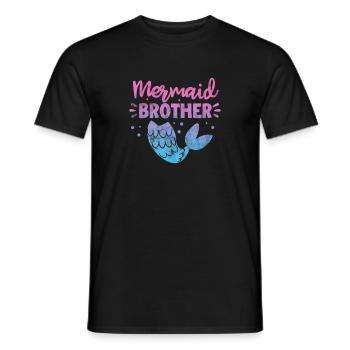 Bruder - Männer T-Shirt - Schwarz - Vorne - AI Model Male 178 light (178cm)